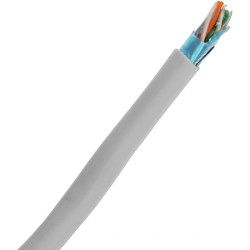 Кабель информационный ITK Generica BC1-C5E04-311-305-G кат.5E FTP 4 пары 24AWG PVC внутренний 305м серый