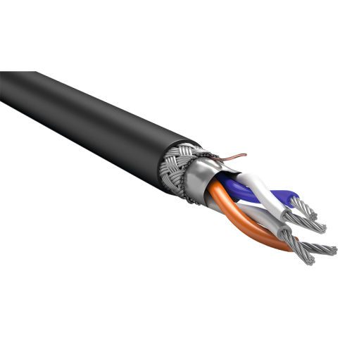 ITK Кабель RS-485 1х2х0,78 нг(А)-HF черный (200м)