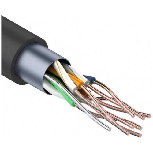 Кабель информационный PROconnect 01-0146-3 кат.5E FTP 4 пары 24AWG PE внешний 305м черный