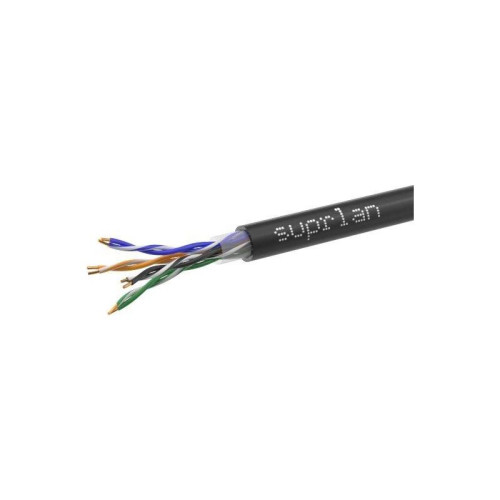 Кабель информационный Suprlan Premium 01-1012-2 кат.5E FTP 4 пары 24AWG PVC внутренний 305м серый