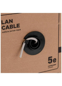 Кабель информационный Rexant 01-0146-R кат.5E F/UTP 4 пары 24AWG PE внешний 305м черный