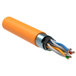 ITK Витая пара F/UTP кат.6 4x2х23AWG LSZH оранжевый (305м)