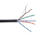 Кабель информационный Lanmaster TWT-6UTP-UNV кат.6 UTP 4 пары 23AWG LSZH универсальный 305м черный Кабель информационный Lanmaster TWT-6UTP-UNV кат.6 UTP 4 пары 23AWG LSZH универсальный 305м черный