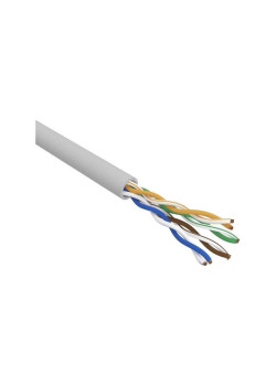 Кабель информационный Rexant 01-0069 кат.5E UTP 4 пары 24AWG LSZH внутренний 305м серый