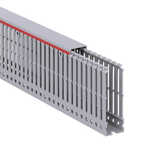 Короб перфорированный/ Короб перфорированный RL6 25x80 серый QUADRO