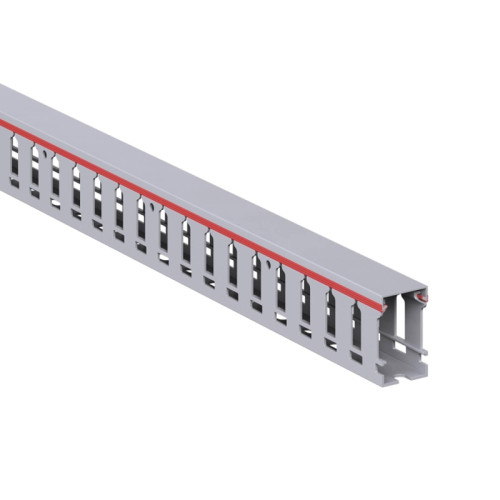 Короб перфорированный/ Короб перфорированный RL12 25x40 серый QUADRO