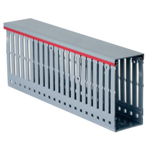Короб перфорированный/ Короб перфорированный RL12 80x100 серый QUADRO