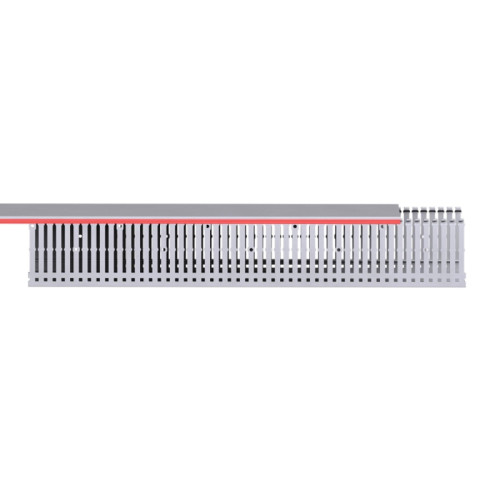 Короб перфорированный, серый RL6 100x80