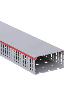 Короб перфорированный/ Короб перфорированный RL6 80x40 серый QUADRO