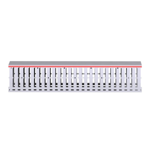 Короб перфорированный/ Короб перфорированный T1-EF 100x100 серый QUADRO