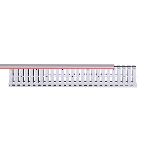 Короб перфорированный/ Короб перфорированный RL12 60x80 серый QUADRO