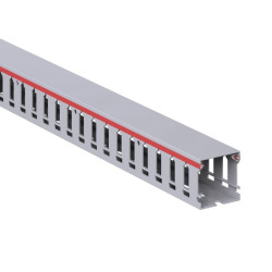 Короб перфорированный/ Короб перфорированный RL12 40x40 серый QUADRO