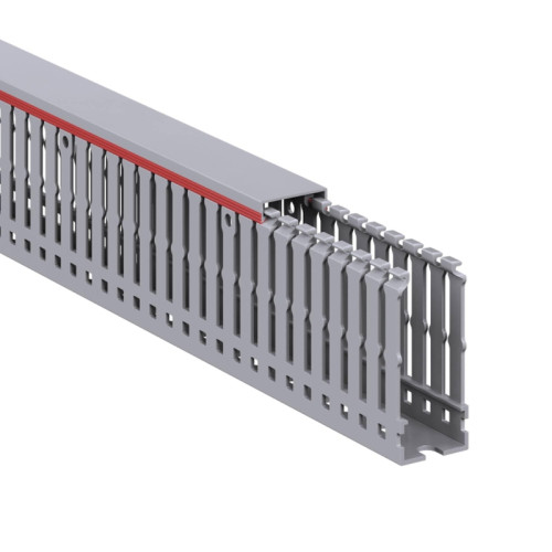 Короб перфорированный/ Короб перфорированный RL6 25x60 серый QUADRO