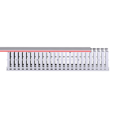 Короб перфорированный/ Короб перфорированный T1-EF 100x100 серый QUADRO