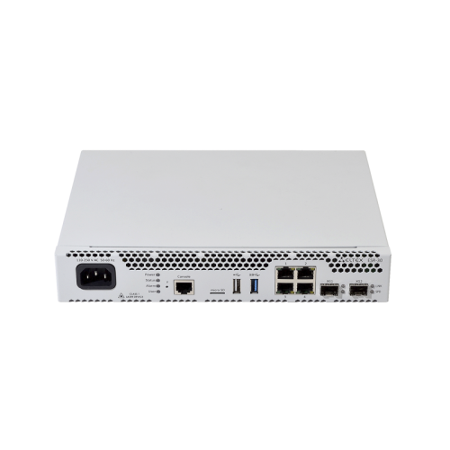 Межсетевой экран ESR-30 FSTEC A4, 4x10/100/1000BASE-T, 2x10GBASE-R SFP+, 1xConsole (RJ-45), 1xUSB 2.0, 1xUSB 3.0, 1 слот для micro-SD карт, 4 Гб RAM, 8 Гб Flash, 100–264 В АС