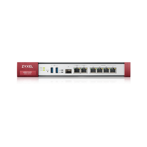 Межсетевой экран/ Межсетевой экран и Wi-Fi контроллер Zyxel USG FLEX 200, Rack, 3xWAN GE (2xRJ-45 и 1xSFP), 4xLAN/DMZ GE, 2xUSB3.0, AP Controller (8/40), NebulaFlex **