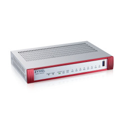 Межсетевой экран Zyxel USG Flex 100HP (USGFLEX100HP-EUCI02F) 10/100/1000BASE-TX компл.:набор подписок на 1 год AS/AV/CF/IDP красный