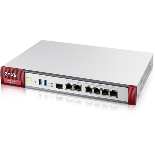 Межсетевой экран/ ZYXEL Firewall ZyWALL USG FLEX 500, Rack, 7 configurable (LAN / WAN) ports GE, 1xSFP, 2xUSB3.0, AP Controller (8/72), Device HA Pro