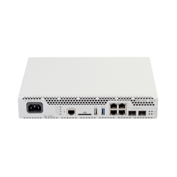 Межсетевой экран ESR-20 с программным обеспечением esr-20-1.5.3, 2 х 10/100/1000BASE-T, 2 x Combo 10/100/1000BASE-T/1000BASE-X SFP, 1 x USB 2.0, 1 x USB 3.0, 1 слот для SD-карт, Console, 4ГБ RAM, 4ГБ Flash, встроенный модуль питания 220В переменного тока