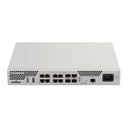 Межсетевой экран ESR-200 FSTEC A4, 4?10/100/1000BASE-T, 4?Combo 10/100/1000BASE-T/1000BASE-X SFP, 1?USB 2.0, 1?USB3.0, 1 слот для SD-карт, 4 ГБ RAM, 1 ГБ NAND-Flash, 220 В AC