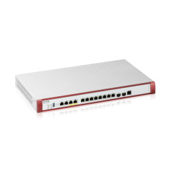 Межсетевой экран/ Межсетевой экран Zyxel USG FLEX 700H, Rack, 2xSFP+ (LAN/WAN), 2xRJ-45: 1/2.5/5/10G PoE+ (LAN/WAN), 2xRJ-45: 1/2.5G (LAN/WAN), 8xRJ-45: 1G (LAN/WAN), 1xUSB3.0 **