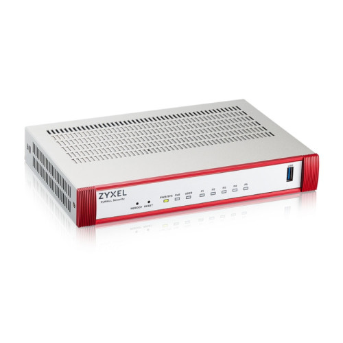 Межсетевой экран/ Межсетевой экран Zyxel USG FLEX 50HP, 1xRJ-45: 1G PoE+ (LAN/WAN), 4xRJ-45: 1G (LAN/WAN), 1xUSB3.0 **