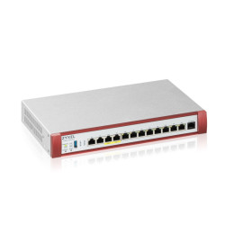 Межсетевой экран/ Межсетевой экран Zyxel USG FLEX 500H, Rack, 2xRJ-45: 1/2.5G (LAN/WAN), 2xRJ-45: 1/2.5G PoE+ (LAN/WAN), 8xRJ-45: 1G (LAN/WAN), 1xUSB3.0 **