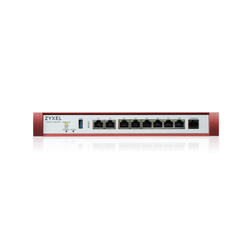 Межсетевой экран/ Межсетевой экран Zyxel USG FLEX 200HP, Rack, 1xRJ-45: 1/2.5G (LAN/WAN), 1xRJ-45: 1/2.5G PoE+ (LAN/WAN), 6xRJ-45: 1G (LAN/WAN), 1xUSB3.0 **
