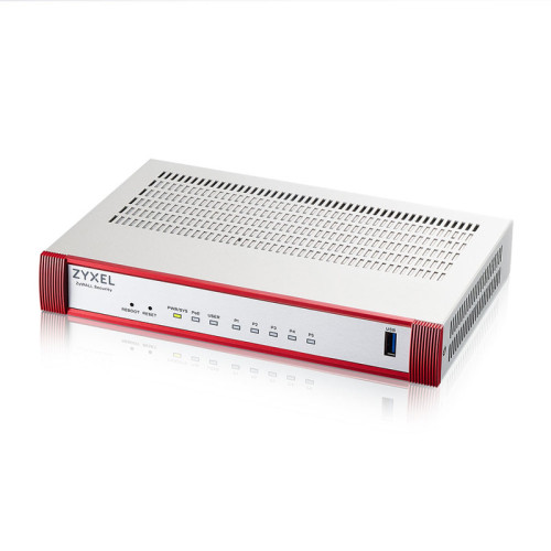 Межсетевой экран/ Межсетевой экран Zyxel USG FLEX 50HP, 1xRJ-45: 1G PoE+ (LAN/WAN), 4xRJ-45: 1G (LAN/WAN), 1xUSB3.0 **