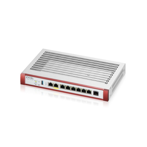 Межсетевой экран/ Межсетевой экран Zyxel USG FLEX 200HP, Rack, 1xRJ-45: 1/2.5G (LAN/WAN), 1xRJ-45: 1/2.5G PoE+ (LAN/WAN), 6xRJ-45: 1G (LAN/WAN), 1xUSB3.0 **