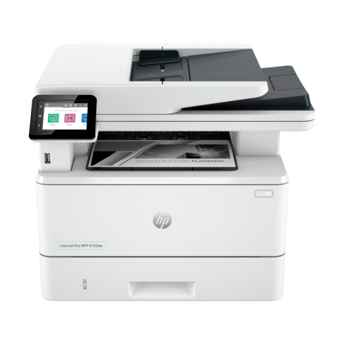 МФУ лазерное HP LaserJet Pro 4103dw (замена M428dw, M426fdn), монохромный, A4, А4 ч/б макс. 40 стр./мин, дуплекс, USB/Ethernet (2Z627A)