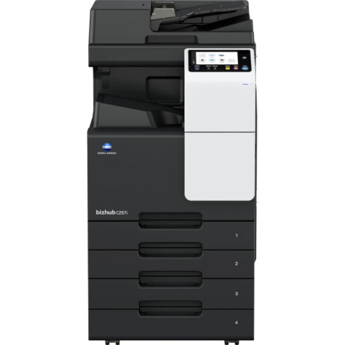 МФУ Konica Minolta Bizhub C257i/ Konica Minolta Bizhub C257i, без крышки, без тонера, без кабеля питания 220в, без картриджей, установка специалистом АСЦ