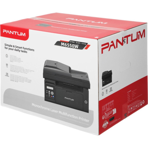 МФУ лазерный Pantum M6550W A4 WiFi черный
