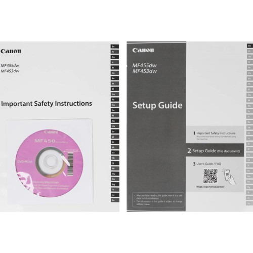 МФУ лазерное Canon i-SENSYS MF455dw, A4, дуплекс, Wi-Fi