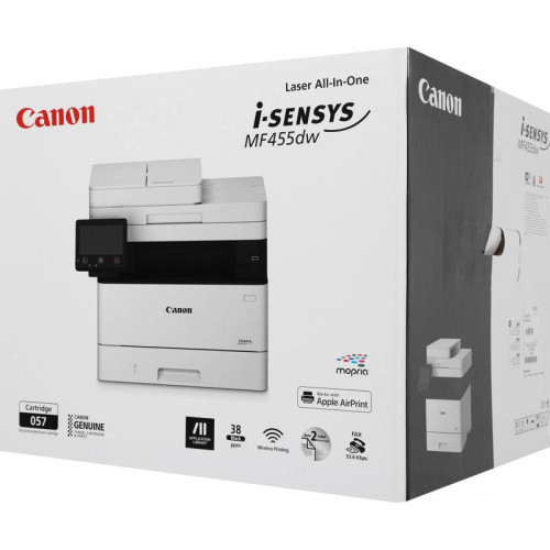 МФУ лазерное Canon i-SENSYS MF455dw, A4, дуплекс, Wi-Fi