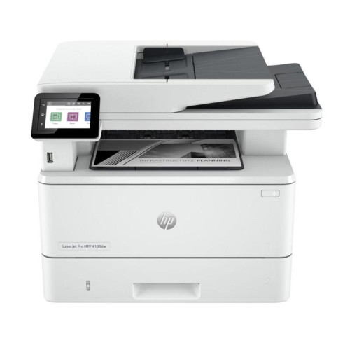 HP LaserJet Pro 4103dw  А4, МФУ, лазерное, черно-белое, 40стр/мин, 1200dpi, 1200МГц, 512Мб, 50АПД, 100+250, Ethernet /USB/WiFi, 3050стр/картридж, (2Z627A#B19)