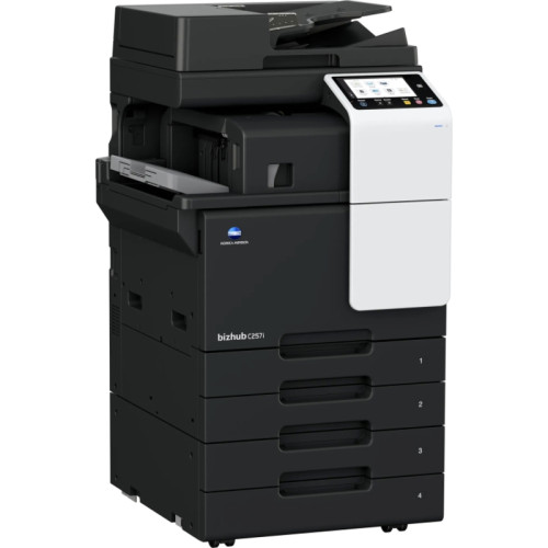 МФУ Konica Minolta Bizhub C257i/ Konica Minolta Bizhub C257i, без крышки, без тонера, без кабеля питания 220в, без картриджей, установка специалистом АСЦ