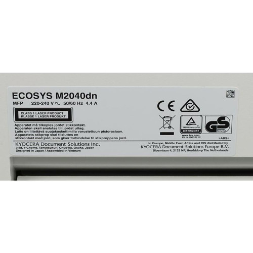 МФУ лазерное Kyocera ECOSYS M2040DN (Азия), (1102S33AX0) A4, дуплекс МФУ лазерное Kyocera ECOSYS M2040DN (Азия), (1102S33AX0) A4, дуплекс