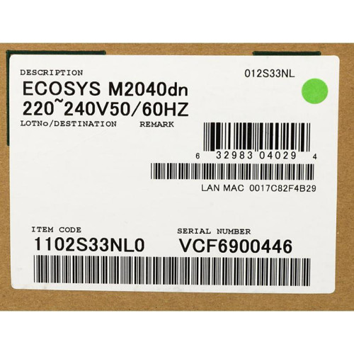 МФУ лазерное Kyocera ECOSYS M2040DN (Азия), (1102S33AX0) A4, дуплекс МФУ лазерное Kyocera ECOSYS M2040DN (Азия), (1102S33AX0) A4, дуплекс