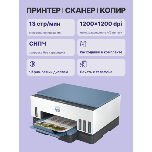 Струйное МФУ/ HP Smart Tank 725 Струйное МФУ/ HP Smart Tank 725
