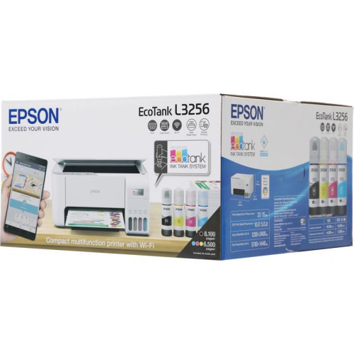 МФУ струйное Epson L3256, A4, Wi-Fi