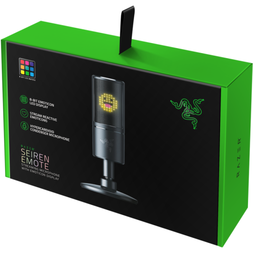 Микрофон Razer Seiren Emote/ Razer Seiren Emote – Microphone with Emoticons - FRML Packaging