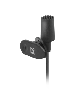 Defender Микрофон компьютерный MIC-109 черный, на прищепке, 1,8 м