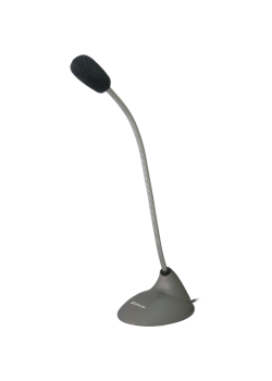 Defender Микрофон компьютерный MIC-111 серый, кабель 1,5 м