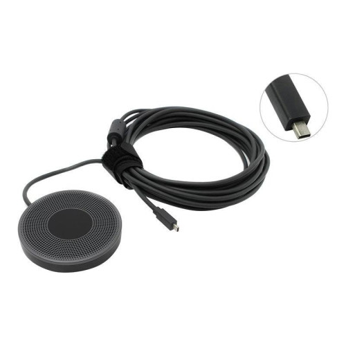 Микрофон проводной Logitech MeetUp 6м черный