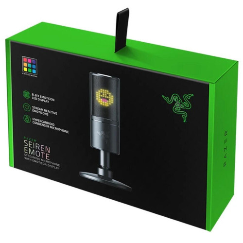 Микрофон Razer Seiren Emote/ Razer Seiren Emote – Microphone with Emoticons - FRML Packaging