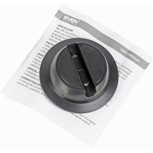 Микрофон проводной Sven MK-200 1.8м черный