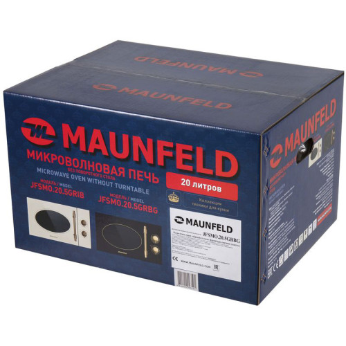 Микроволновая печь MAUNFELD/ Микроволновая печь MAUNFELD JFSMO.20.5.GRBG, мощность 1080 Вт, объем 20 л, кварцевый гриль, мощность гриля 800 Вт, 8 режимов, без поворотного стола, галогеновое освещение, цвет черный/золотой Микроволновая печь MAUNFELD/ Микроволновая печь MAUNFELD JFSMO.20.5.GRBG, мощность 1080 Вт, объем 20 л, кварцевый гриль, мощность гриля 800 Вт, 8 режимов, без поворотного стола, галогеновое освещение, цвет черный/золотой