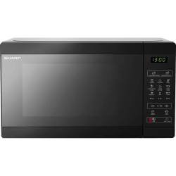 Микроволновая печь Sharp/ 20 л, 800 Вт, переключатели - сенсор, гриль, дисплей, 44 см x 25.8 см x 32.4 см,черный цвет