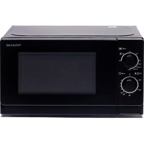 Микроволновая печь Sharp/ 20 л, 800 Вт, 1000 Вт гриль, эмаль, черный
